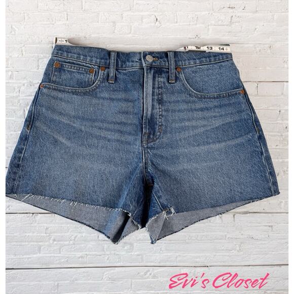 Madewell The Perfect Jean Short in Burnett Wash Tencel Lyocell Size 24 - Picture 1 of 14